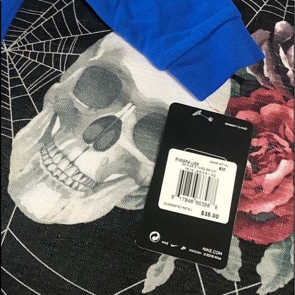 NWT NIKE AIR KIDS ZIP UP HOODIE ROMPER 6M ONESIE - Picture 5 of 11